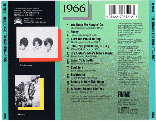 Billboard Top R&B Hits - 1966