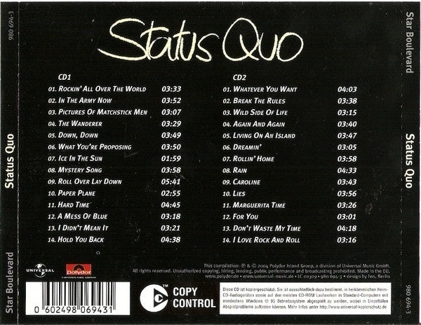 Status Quo - Star Boulevard