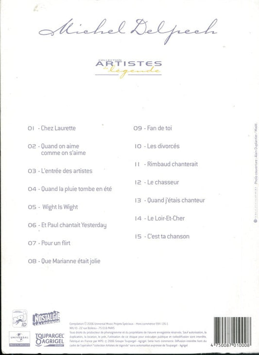 Michel Delpech - Collection Artistes De Légende