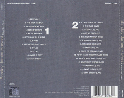 Barclay James Harvest Through The Eyes Of John Lees - Brave New World