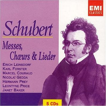 Erich Leinsdorf, Karl Forster, Marcel Couraud, Nicolai Gedda / Franz Schubert - Messes, Choers & Lieder