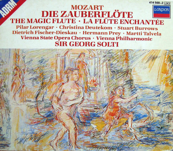 Wolfgang Amadeus Mozart / Pilar Lorengar • Cristina Deutekom • Stuart Burrows • Dietrich Fischer-Dieskau • Hermann Prey • Martti Talvela / Wiener Staatsopernchor • Wiener Philharmoniker, Georg Solti - Die Zauberflöte = The Magic Flute = La Flûte Enchantée