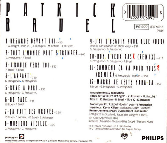 Patrick Bruel - De Face