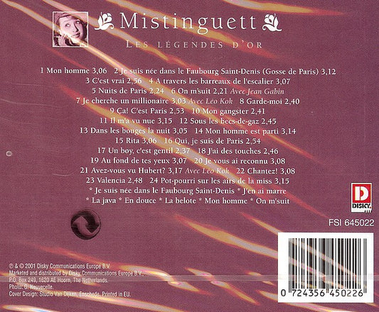 Mistinguett - Les Légendes d'or