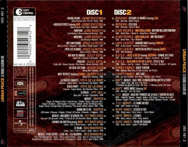 Urban Peace - Le Double Album Live