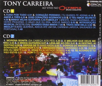 Tony Carreira - Ao Vivo No Olympia