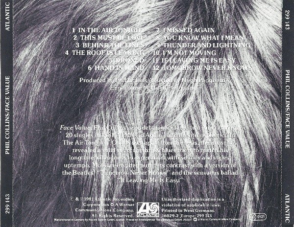 Phil Collins - Face Value