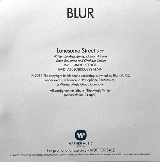 Blur - Lonesome Street