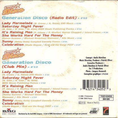 Génération Disco - Génération Disco - Nouveau Single