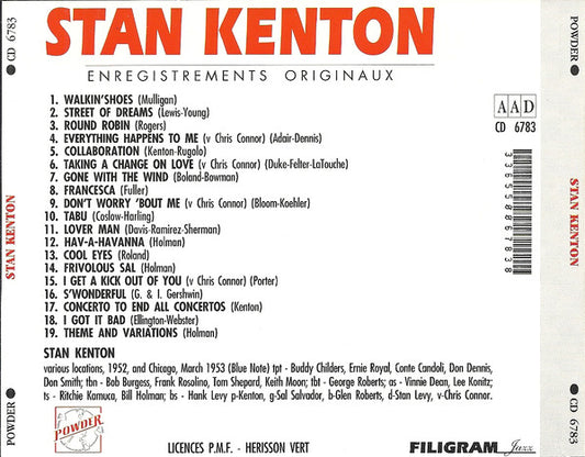 Stan Kenton - Enregistrements Originaux