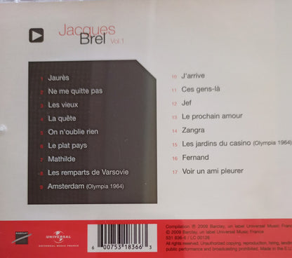 Jacques Brel - Jacques Brel Vol. 1
