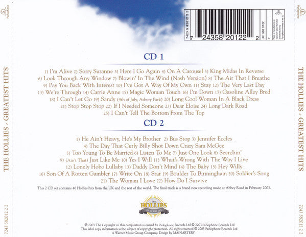 The Hollies - Greatest Hits