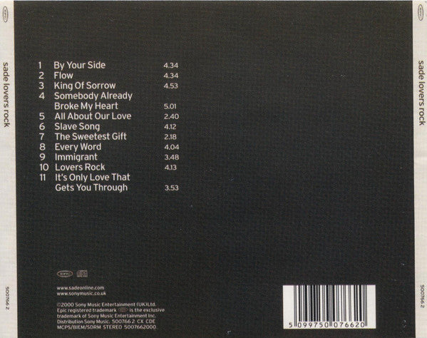 Sade – Lovers Rock