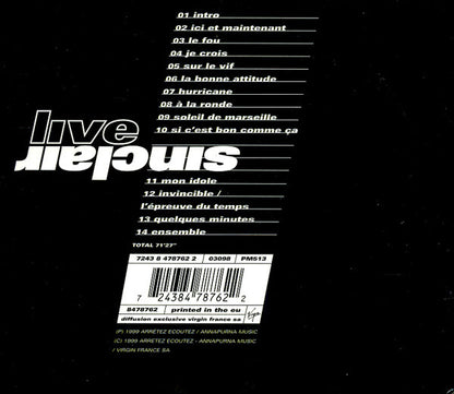 Sinclair - Live