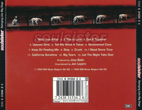 Soulsister - Swinging Like Big Dogs
