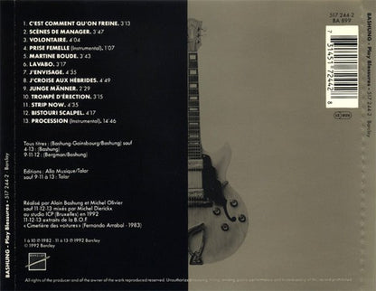 Alain Bashung - Play Blessures