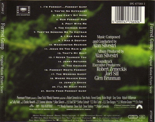 Alan Silvestri - Forrest Gump (Original Motion Picture Score)