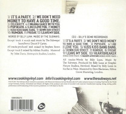 Subways, The - Money And Celebrity
