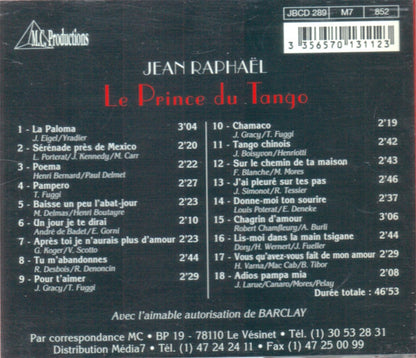 Jean Raphaël - Le Prince Du Tango