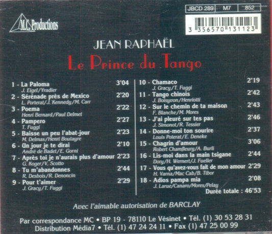 Jean Raphaël - Le Prince Du Tango