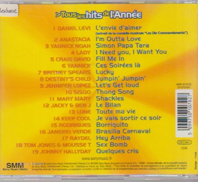 Artistes Variées - HITS 2000