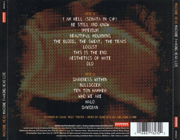 Machine Head  - Machine F**king Head Live