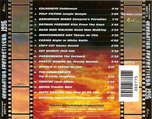 Génération Synthétiseur 1996