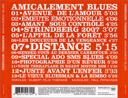 Thiéfaine - Amicalement Blues