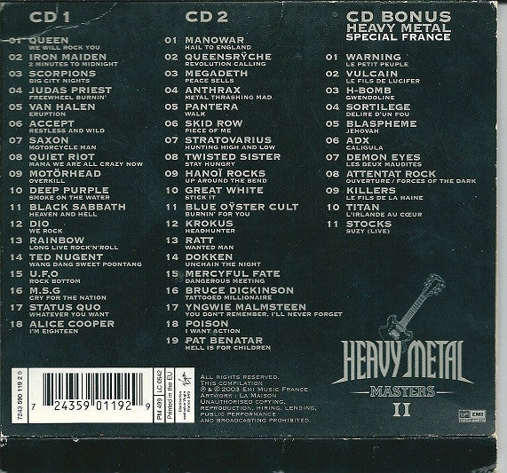 Various - Heavy Metal Masters II