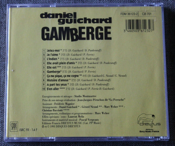 Daniel Guichard - Gamberge