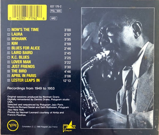 Charlie Parker - Bird - The Original Recordings Of Charlie Parker