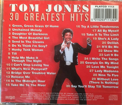 Tom Jones - 30 Greatest Hits Live In Concert