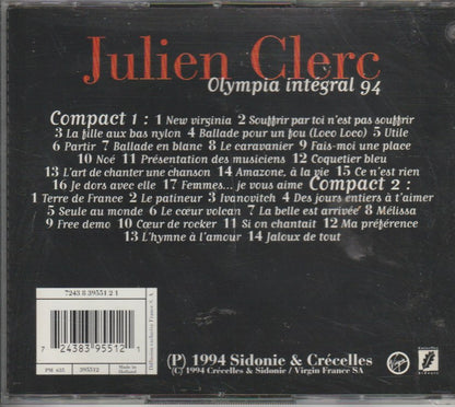 Julien Clerc - Olympa Integral 94