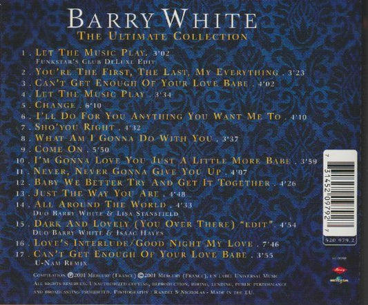 Barry White  The Ultimate Collection