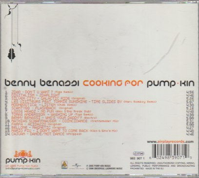 Benny Benassi - Cooking For Pump-Kin Phase One