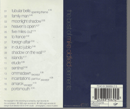 Mike Oldfield – The Best Of Mike Oldfield: Elements