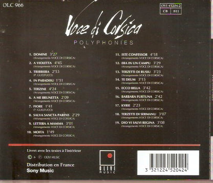 Voce Di Corsica - Polyphonies