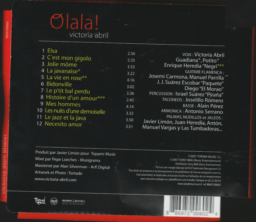 Victoria Abril – Olala!