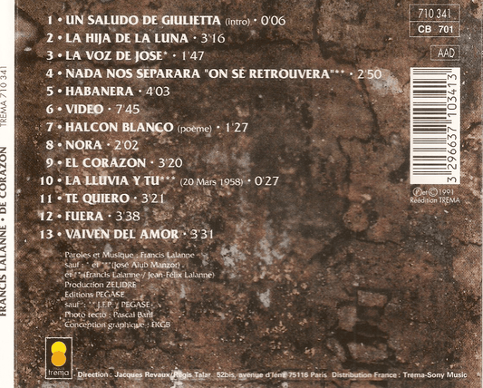 Francis Lalanne - De Corazon