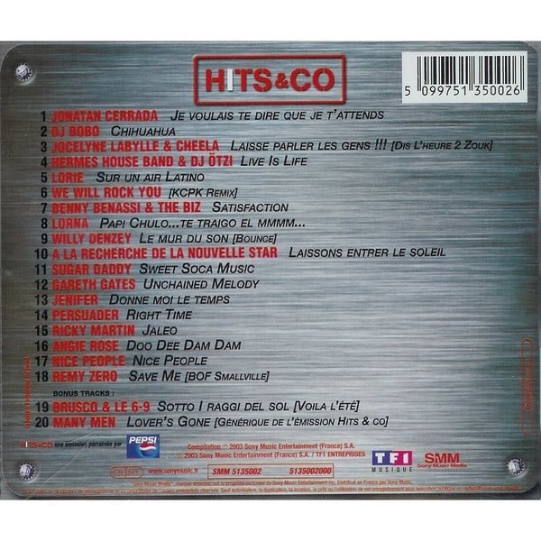 Hits & Co (La Compile Des Tubes)