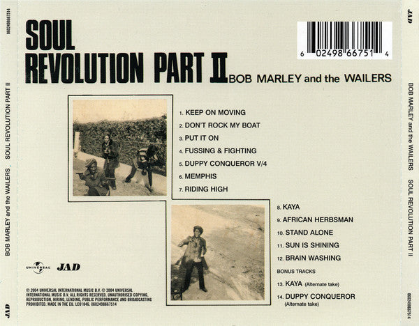 Bob Marley & The Wailers - Soul Revolution Part II