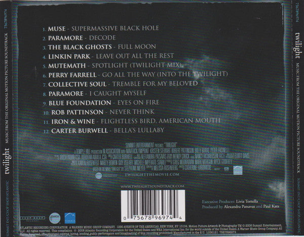 Twilight - Music From The Original Motion Picture Soundtracks
