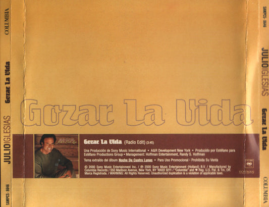 Julio Iglesias - Gozar La Vida