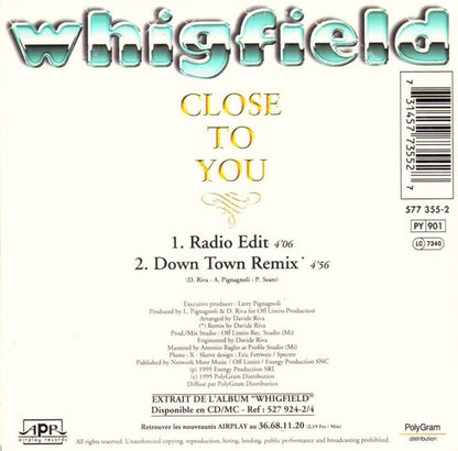 Whigfield - Close To You
