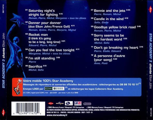Star Academy - Chante Elton John