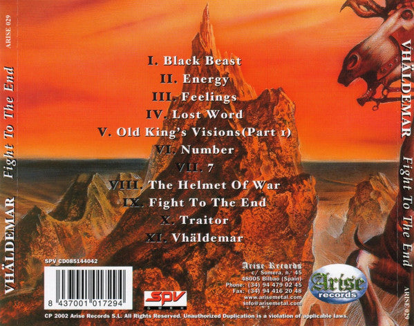 Vhäldemar - Fight To The End