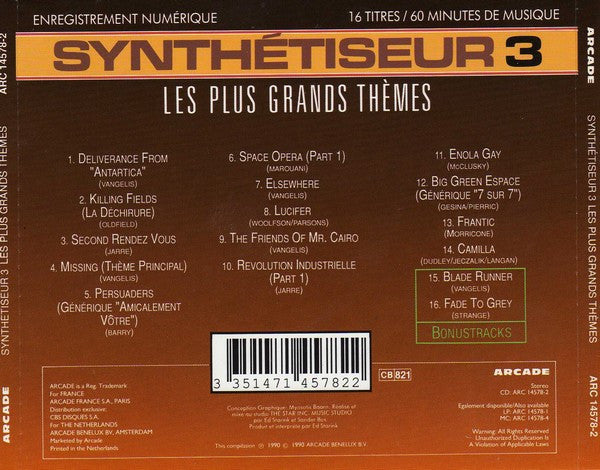 Starink - Synthétiseur 3 - Les Plus Grands Thèmes