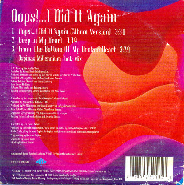 Britney Spears - Oops!...I Did It Again