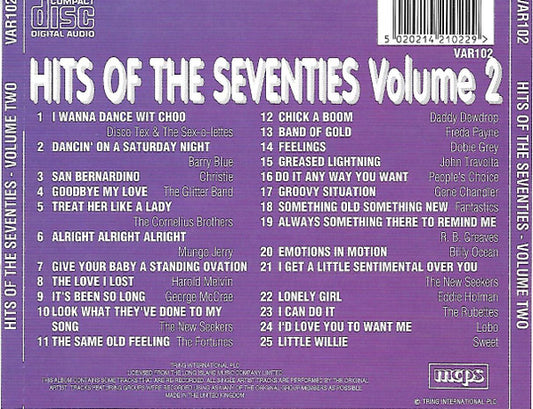 Hits Of The 70's - Volume Two