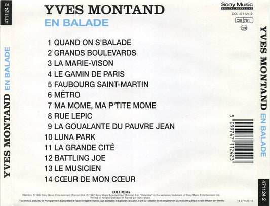 Yves Montand - En Balade